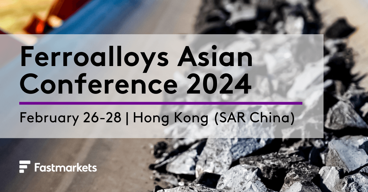 Ferroalloys Asian Conference 2024 Feb 2628, Hong Kong (SAR China)