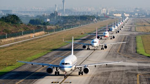 Runway, Aircraft, Airplane