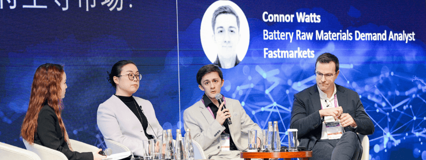 Conference attendees at China’s battery raw materials event