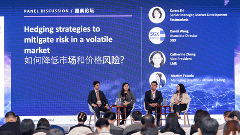 Panel discussion at the Shanghai battery raw materials conference