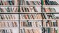 Rows of books on bookshelves