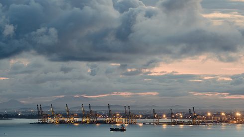 Storm clouds over Penang, Malaysia