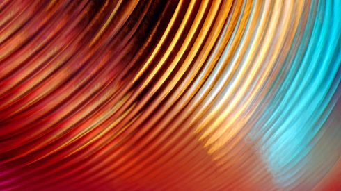 Copper coils up close