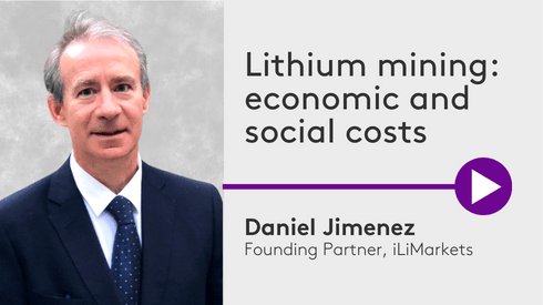 Daniel Jimemez from iLiMarkets on lithium mining economic and social costs promo thumbnail